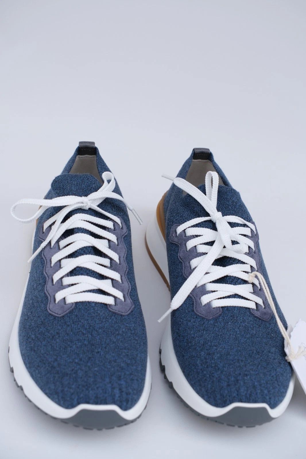 Brunello Cucinelli New Brunello Cucinelli Knitwear Sneakers UK 10 US 11 EU Size US 11 / EU 44 - 2 Thumbnail