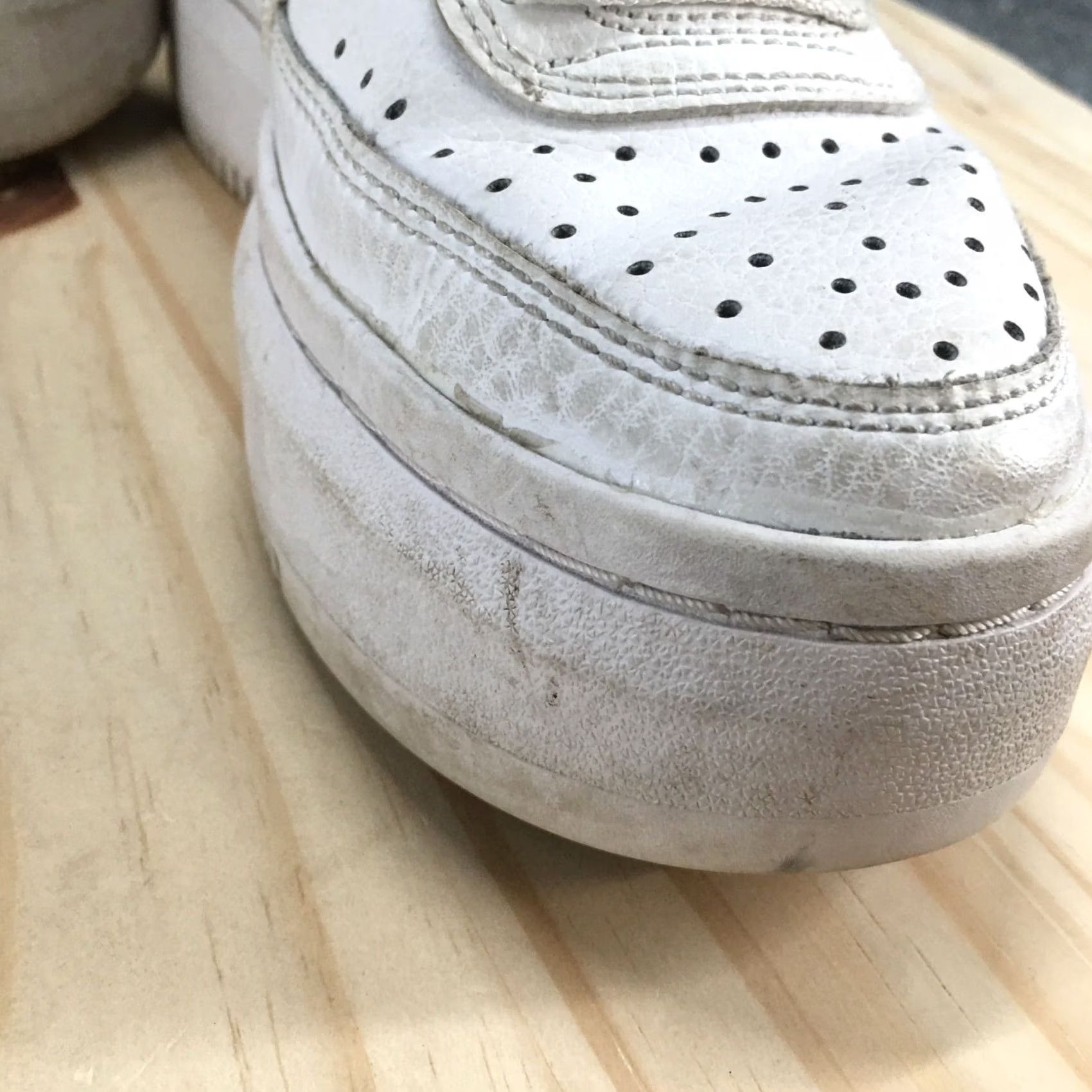 Nike Nike Court Vision Alta Sneakers Womens 7 White Lace Up Low Top Comfort Casual Shoes Size M / US 6-8 / IT 42-44 - 6 Thumbnail