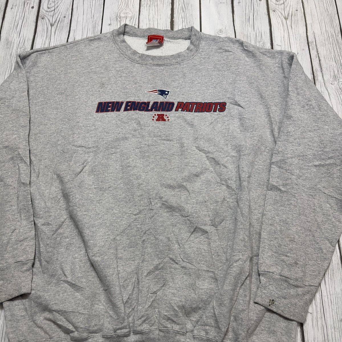 NFL × Vintage Vintage New England Patriots sweatshirt Size US XXL / EU 58 / 5 - 3 Thumbnail