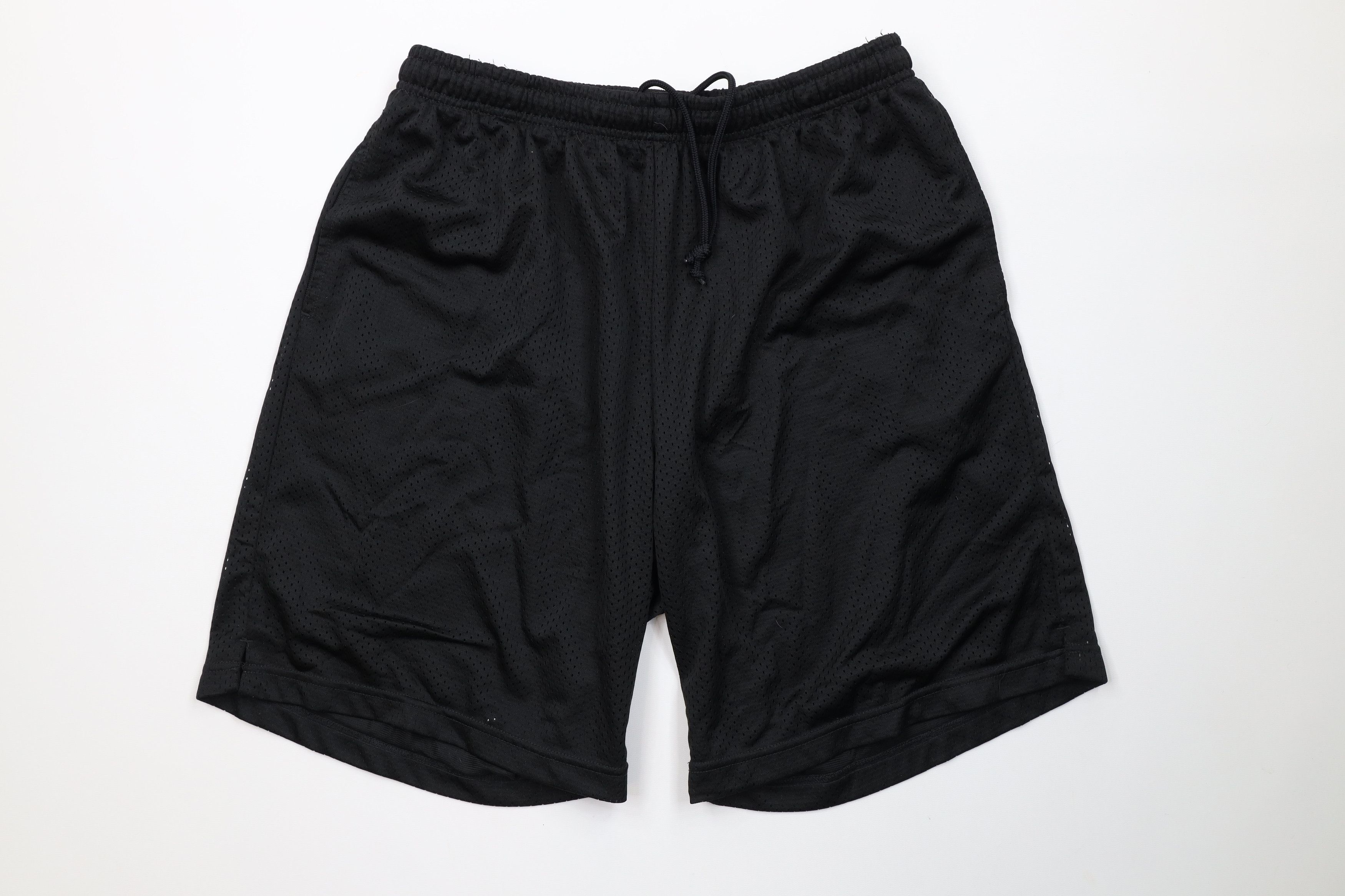 Vintage Vintage 90s Y2K Streetwear Above Knee Mesh Shorts Polyester Size US 34 / EU 50 - 1 Thumbnail