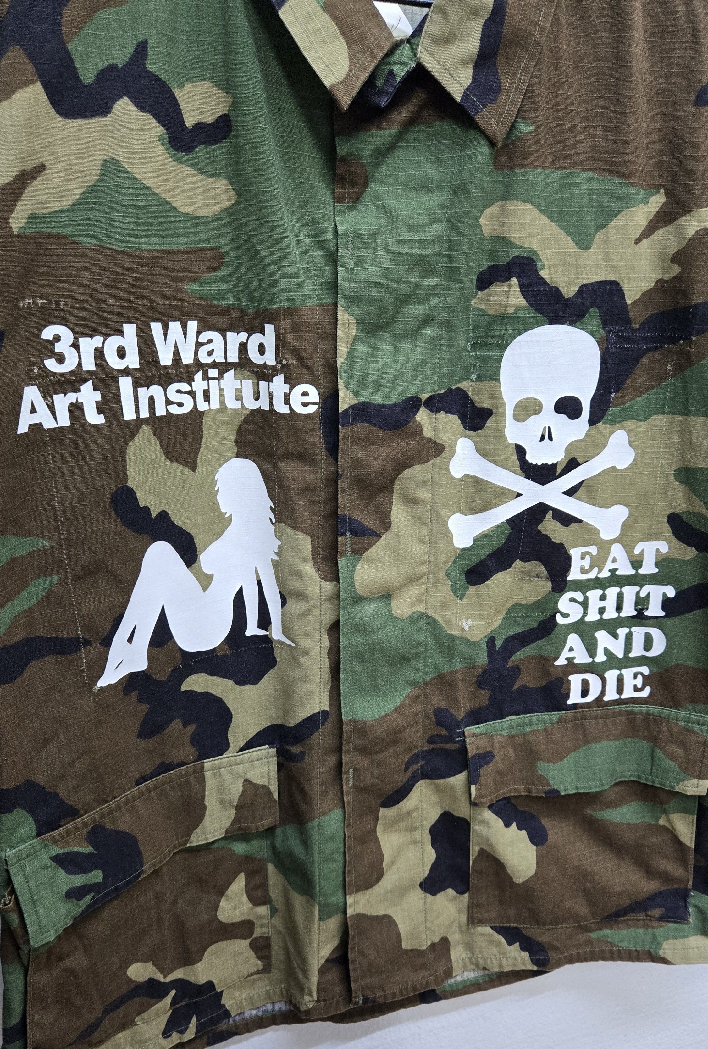 Vintage 3rd Ward Art Institute camo Jacket Size US M / EU 48-50 / 2 - 3 Thumbnail