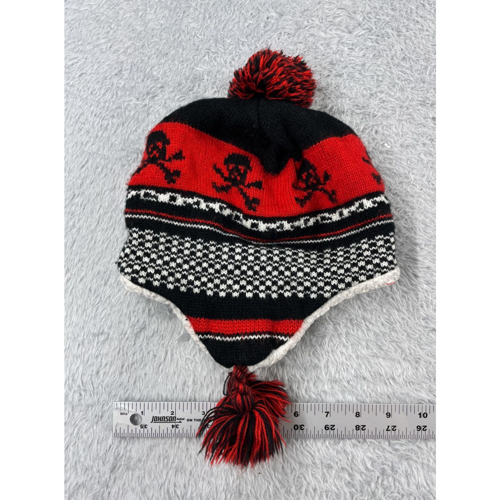 Old Navy Old Navy Camouflage Beanie Hat Unisex Adult One Size Red Lightweight Lined Outdoor Ski Skull Mens/Womens Size ONE SIZE - 5 Thumbnail