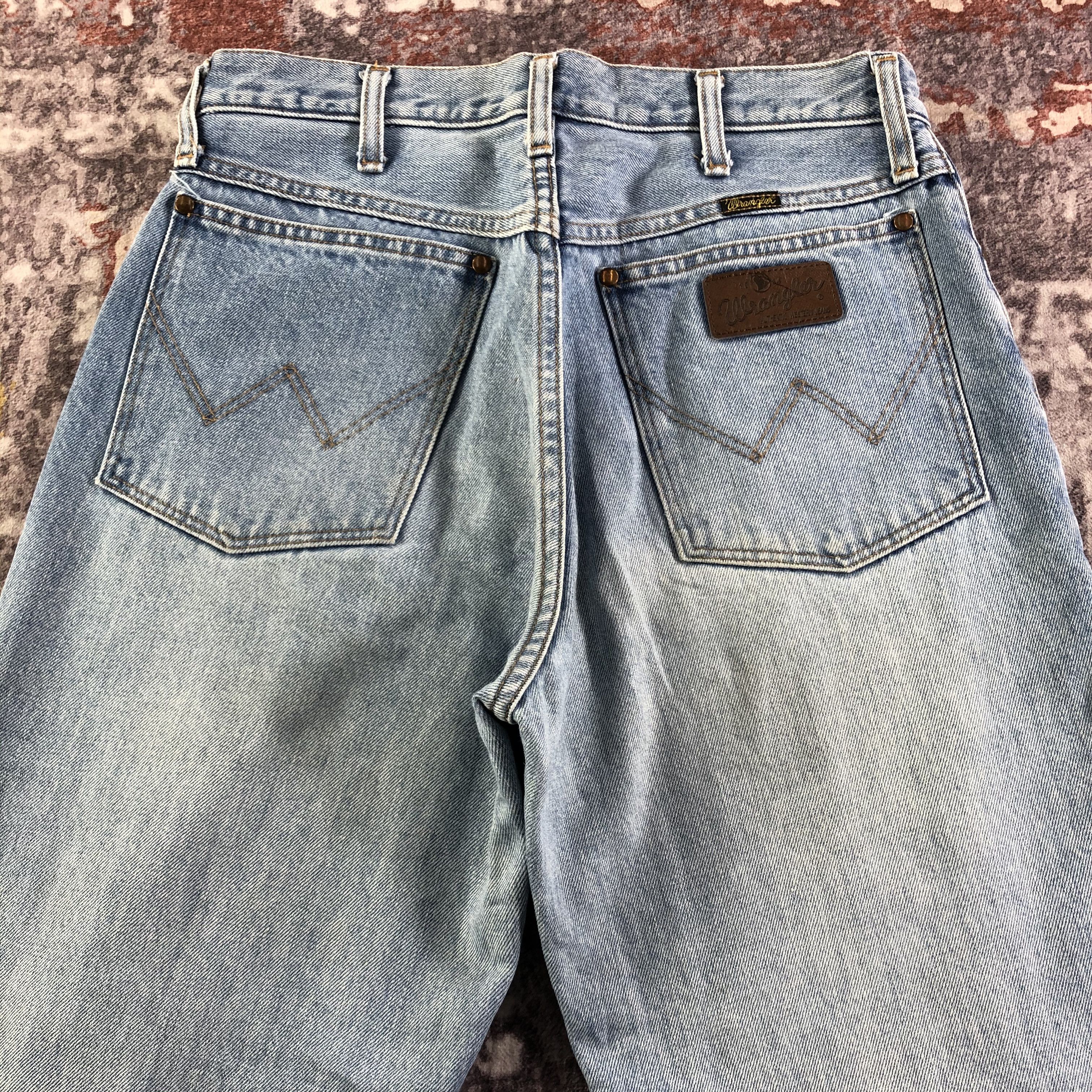 Vintage × Wrangler Vintage Blue Wash Wrangler Blue Bell Jeans-JM3249 Size US 30 / EU 46 - 4 Thumbnail