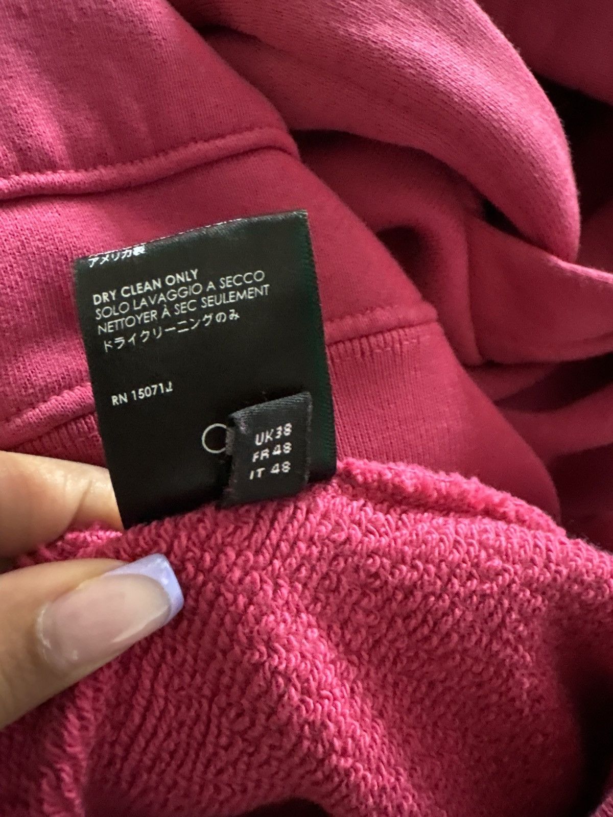 Amiri Amiri Hoodie in PINK Size US M / EU 48-50 / 2 - 4 Thumbnail