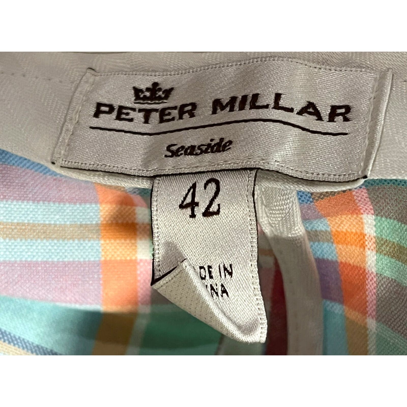 Peter Millar Peter Millar Plaid Linen Blend Chino Shorts Sz 42 Mens Beach Golf Multicolor Size US 42 / EU 58 - 4 Thumbnail