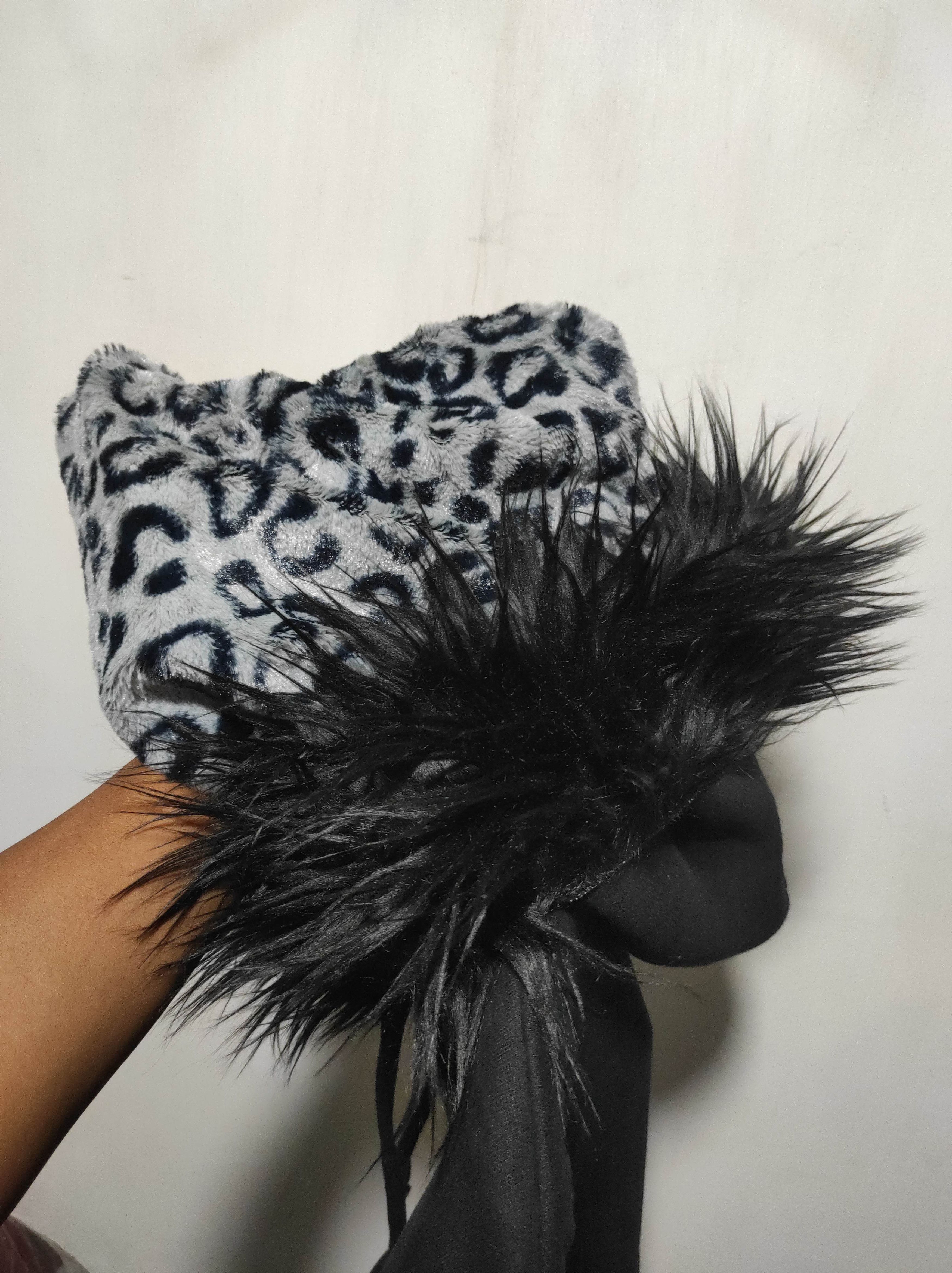 Le Grande Bleu (L.G.B.) She's Big Leopard double layer Zip Fur Hoodie LGB style Size US L / EU 52-54 / 3 - 18 Thumbnail