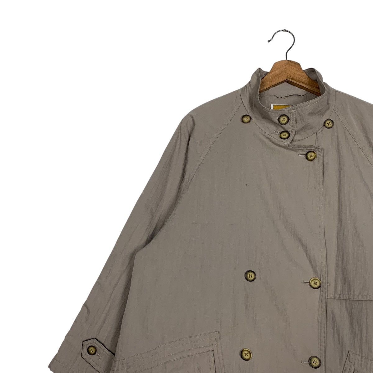 Japanese Brand Japanese Brand Black Duck Double Breasted Overcoat Size L / US 10 / IT 46 - 6 Thumbnail