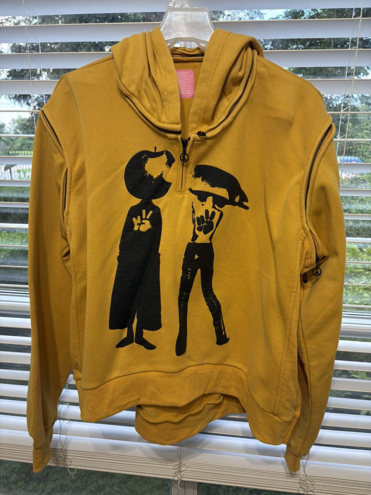 Japanese Brand Paynestar Yellow “Dots and Loops” “bubblegum” Hoodie Size US L / EU 52-54 / 3 - 3 Thumbnail