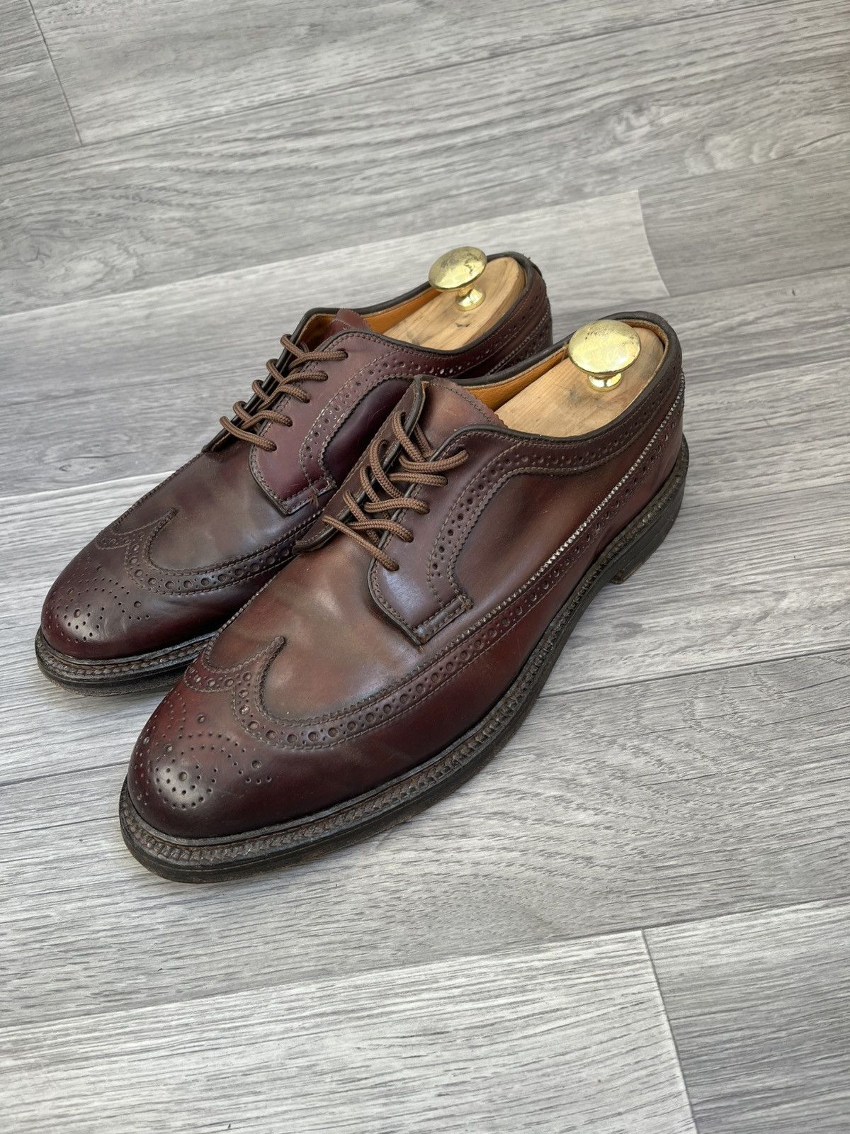 Alden shell cordovan oxford dress shoes sz 8.5