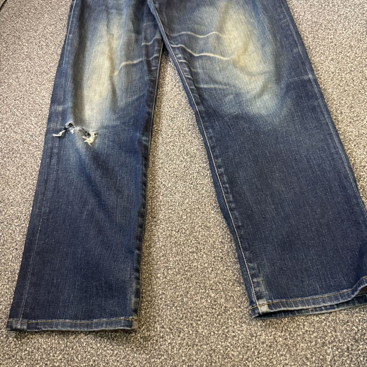 Seditionaries 🔥🇯🇵 Japanese Edwin 503 Flex Distressed Denim Size US 34 / EU 50 - 6 Thumbnail