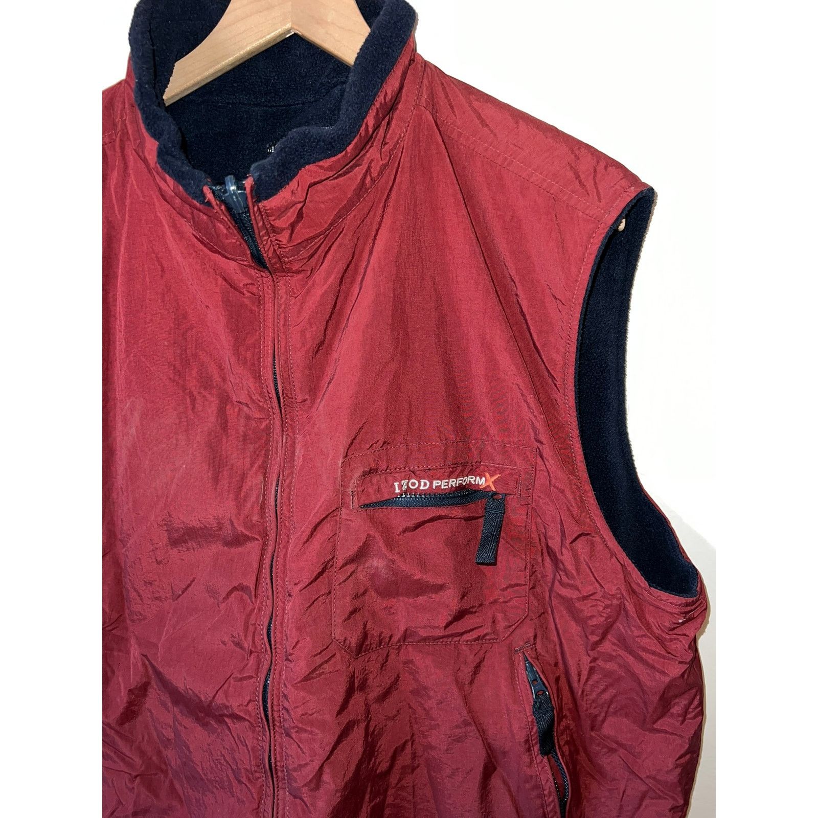 Izod Izod PerformX Vest Performance Red Blue Vest Reversible XL Size US XL / EU 56 / 4 - 2 Thumbnail