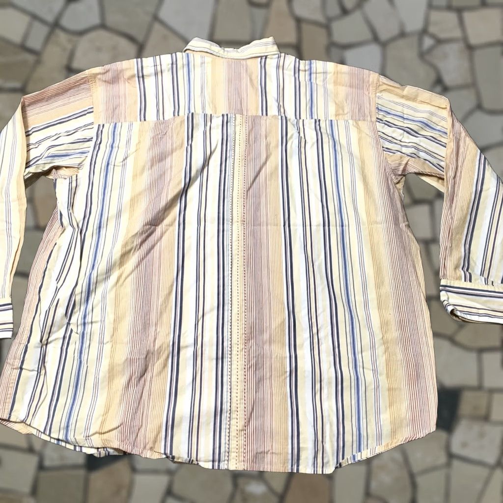 Sean John Sean John MULTICOLOR STRIPED Button Down Shirt Long Sleeve XXL Mens Size US XXL / EU 58 / 5 - 1 Thumbnail