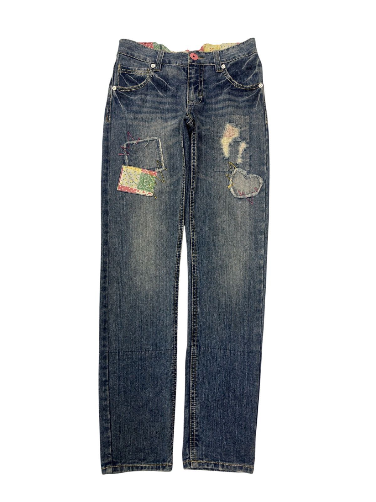 Japanese Brand Japanese CASSE JEANS Distressed Denim Size US 30 / EU 46 - 2 Thumbnail