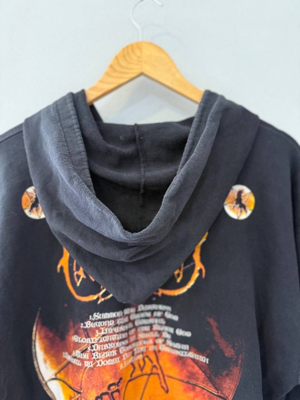 Band Tees Vintage 90's Marduk Black Metal Hoodie Rare Shirt Size US L / EU 52-54 / 3 - 13 Thumbnail