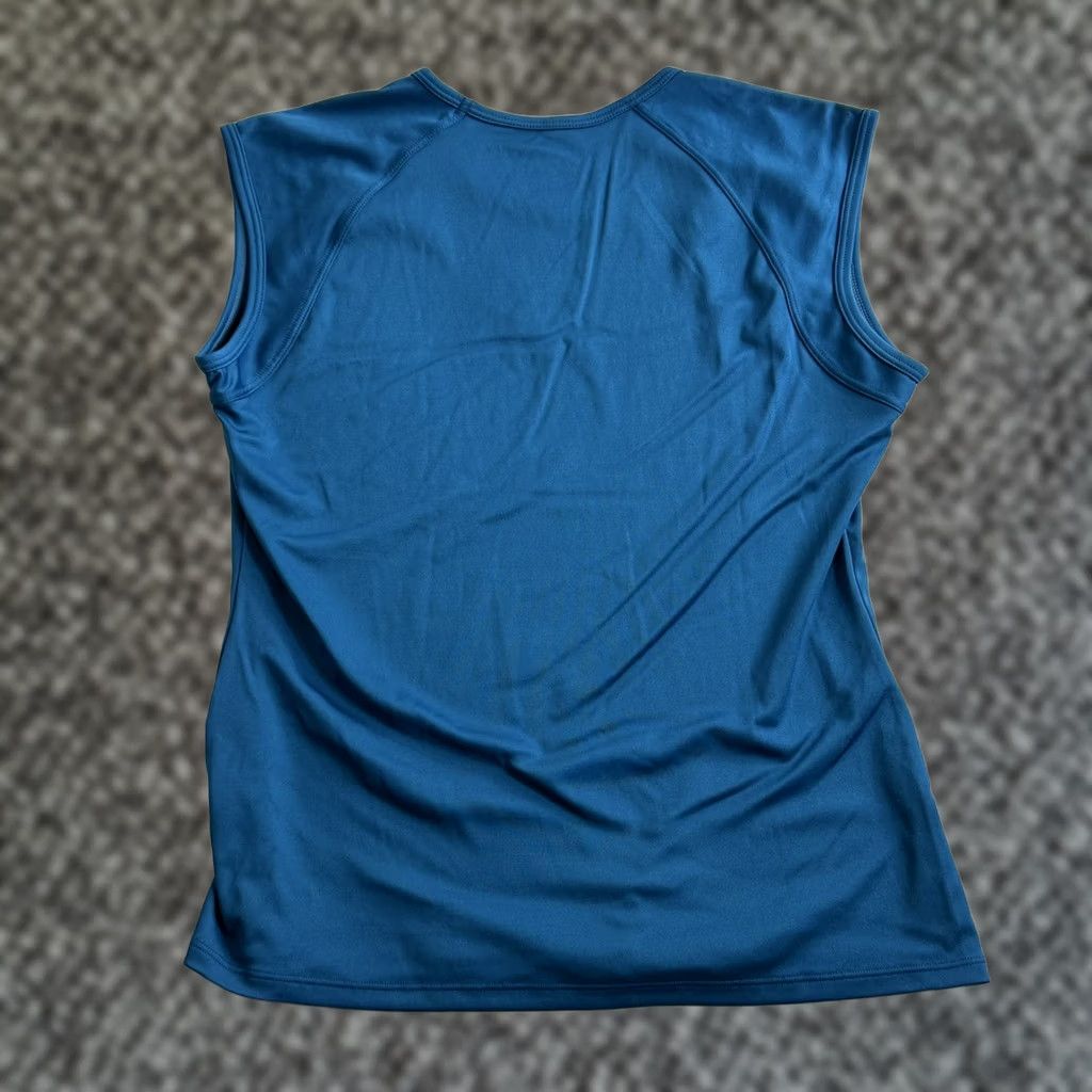 Asics ASICS Womens Short Sleeve Running T Shirt Light Blue Large UPF 50+ Active Train Shirt Women Size L / US 10 / IT 46 - 1 Thumbnail