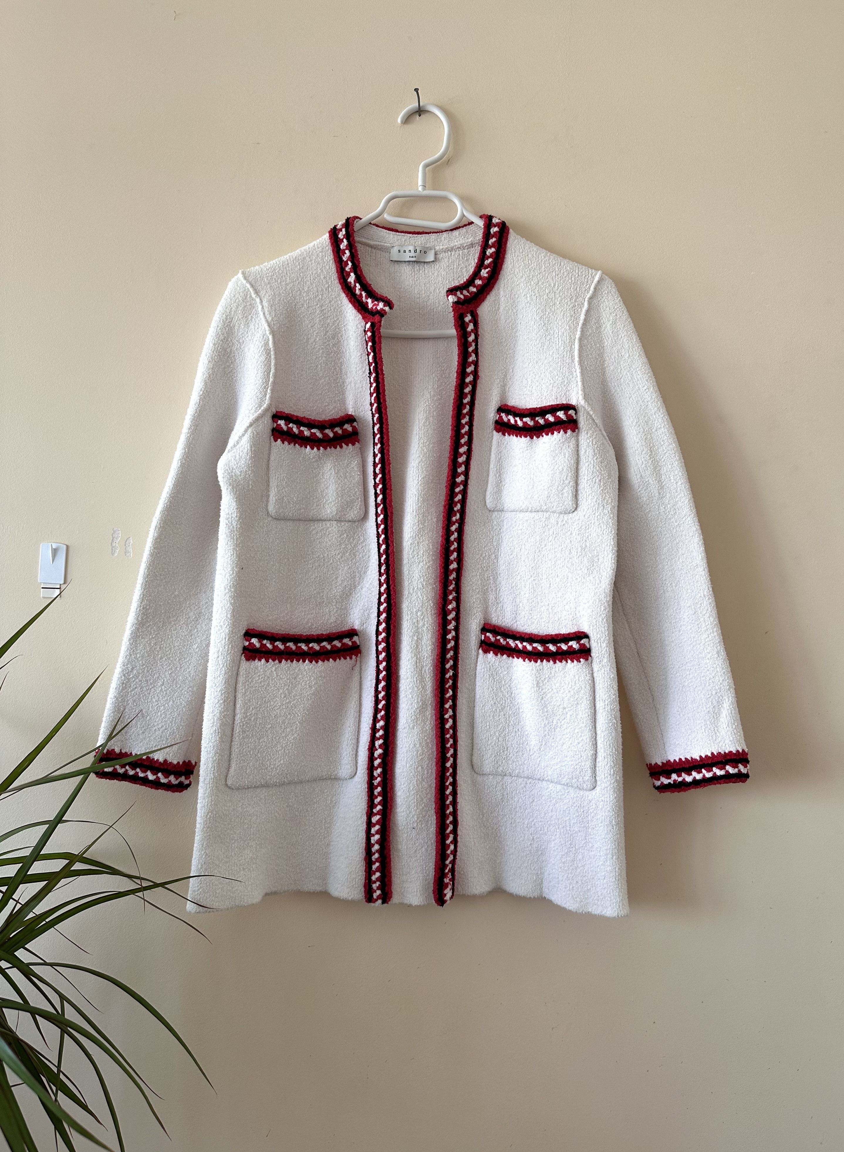 Designer × Sandro Sandro Paris Luce Chunky Cardigan sweater Size S / US 4 / IT 40 - 1 Thumbnail