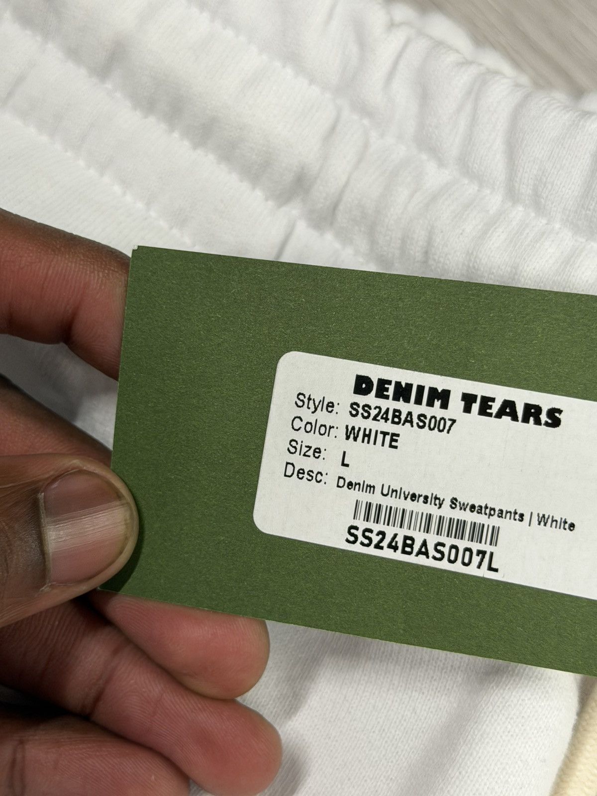 DENIM TEARS Denim Tears University Sweatpants (Large) Size US 36 / EU 52 - 2 Thumbnail
