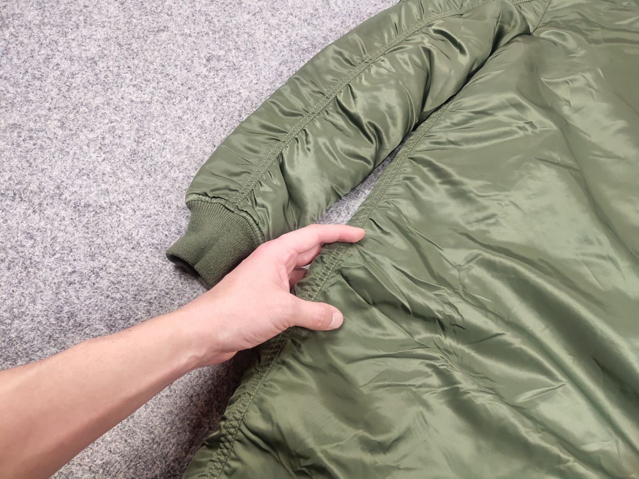 Alpha Industries Alpha Industries MA-1 Long green Military Bomber Jacket Size US M / EU 48-50 / 2 - 10 Thumbnail
