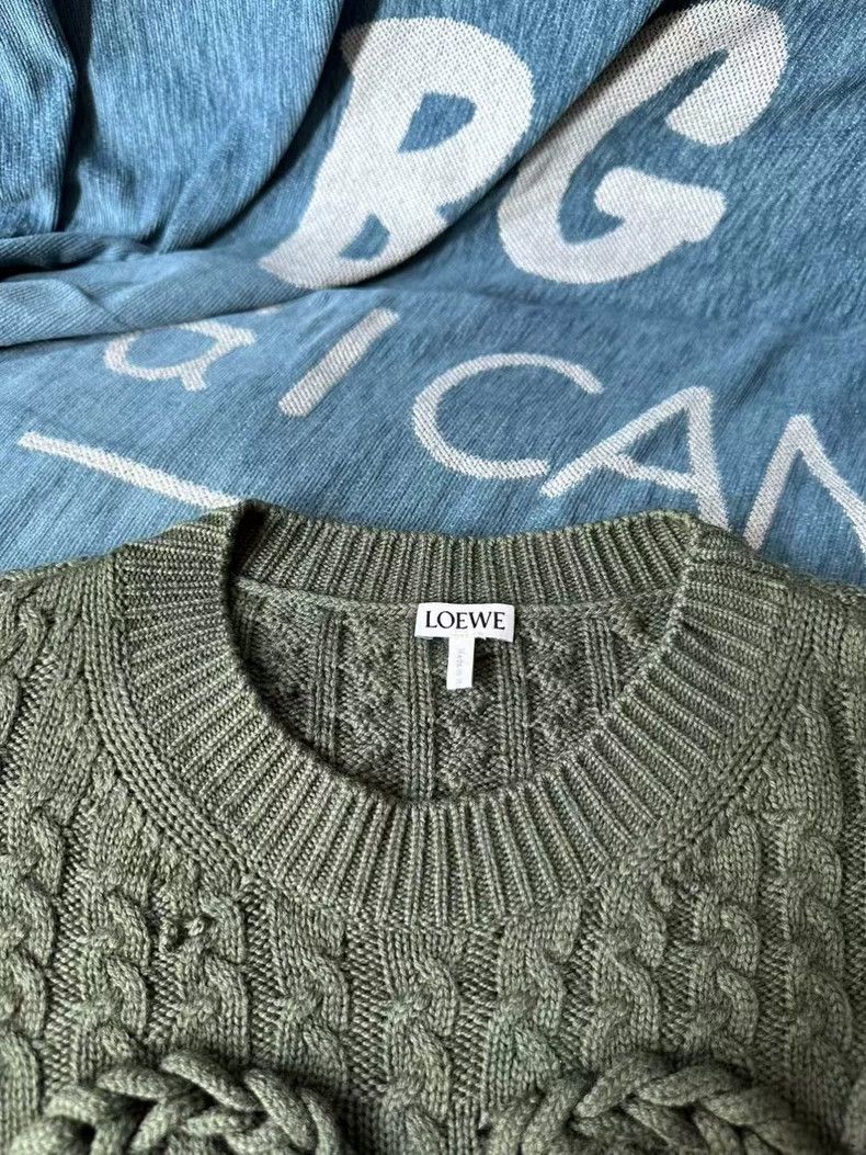 Loewe LOEWE Hemp rope sweater Size L / US 10 / IT 46 - 3 Thumbnail
