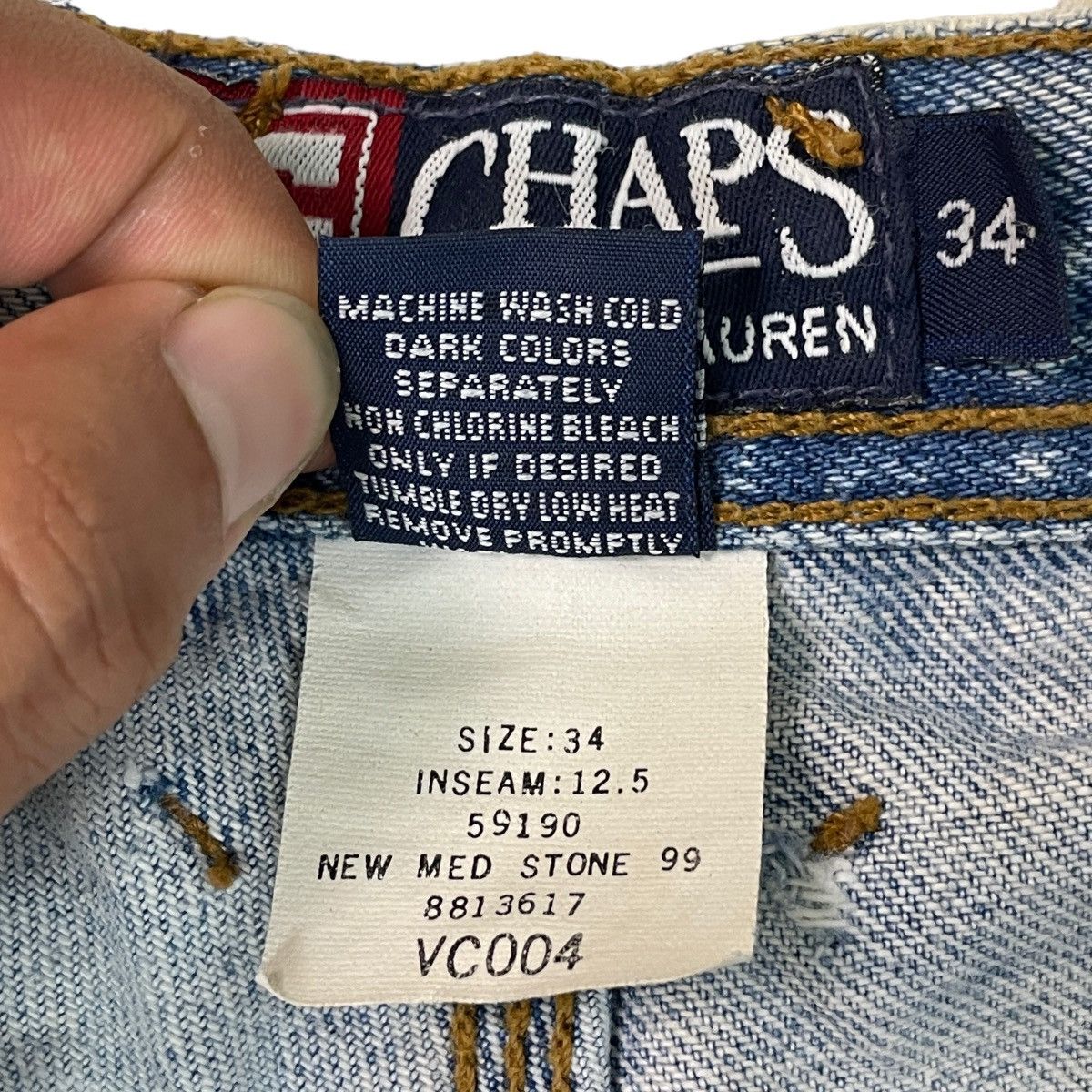 Chaps Ralph Lauren Chaps Ralph Lauren Short Jeans Size US 34 / EU 50 - 11 Thumbnail