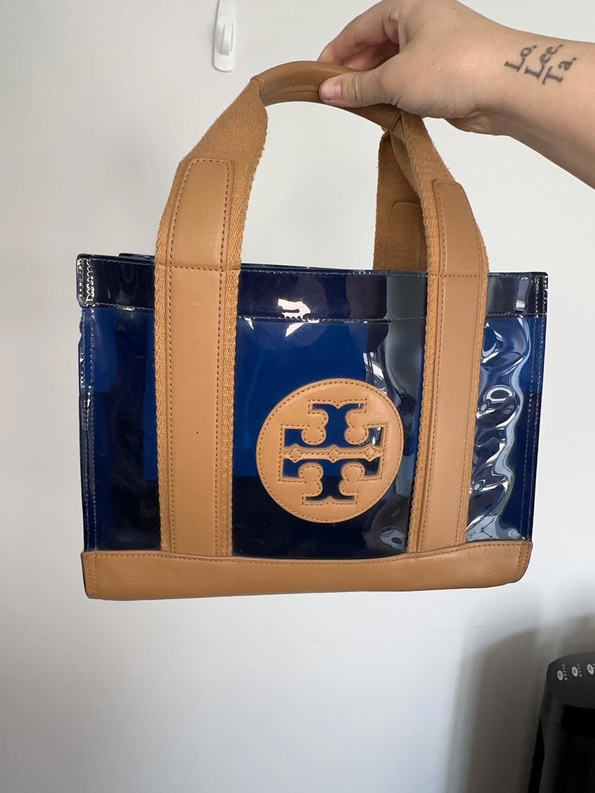 Tory Burch Jesse Jelly Tote Bag in Blue, Women's