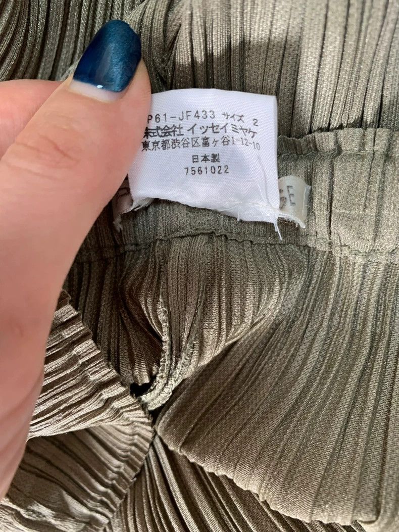 Issey Miyake Issey Miyake Khaki flared pants Size 23" - 7 Thumbnail
