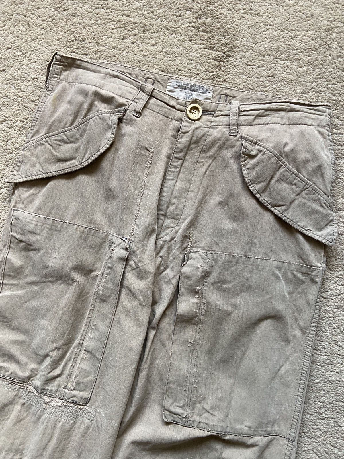 Avirex Vintage Avirex Multi Zipper Pocket Parachute Bondage Pants Size US 34 / EU 50 - 9 Thumbnail