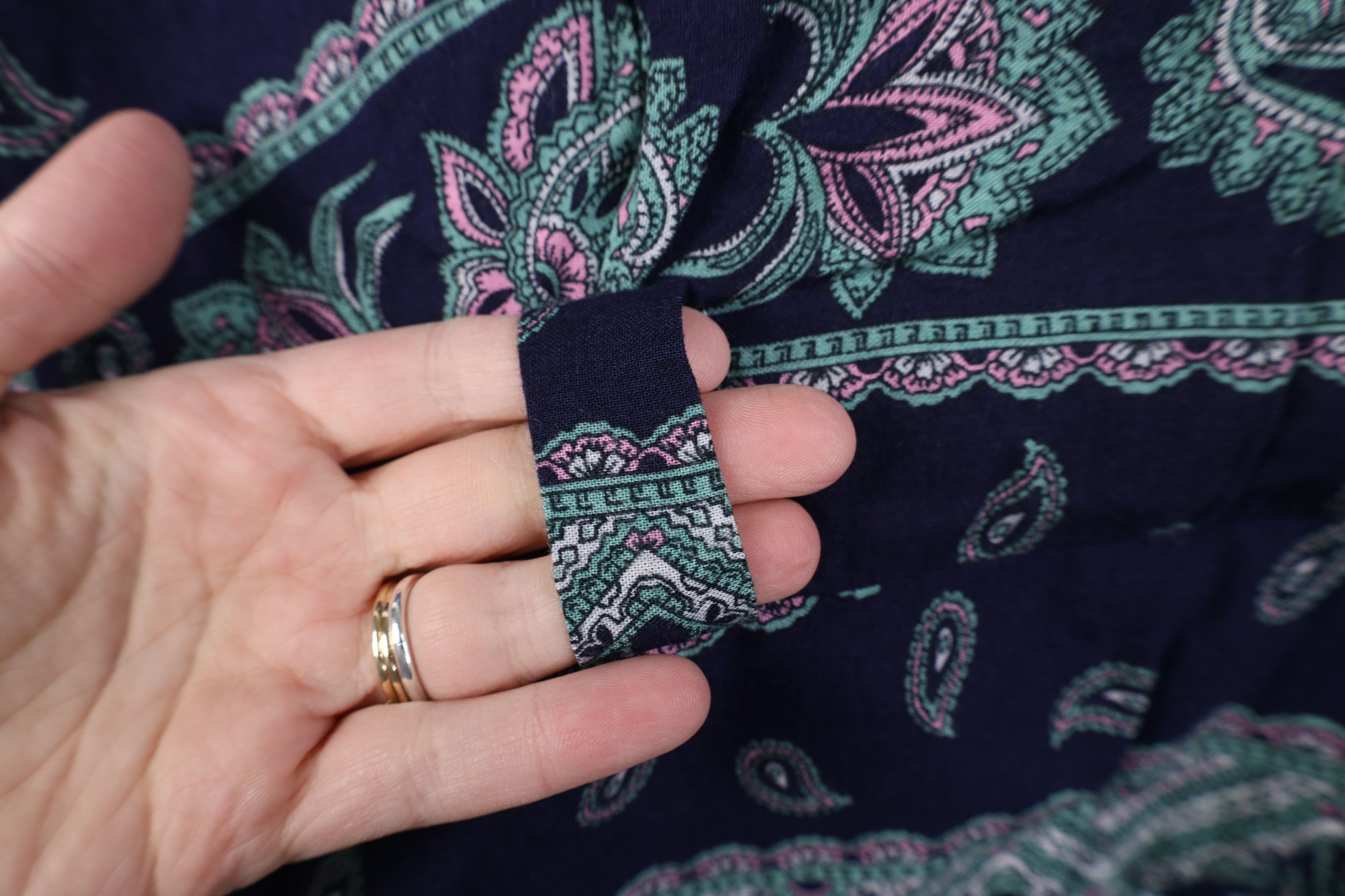 Vintage Vintage 90s Streetwear Paisley Flower Blazer Jacket USA Size 4XL / US 24-26 - 4 Thumbnail