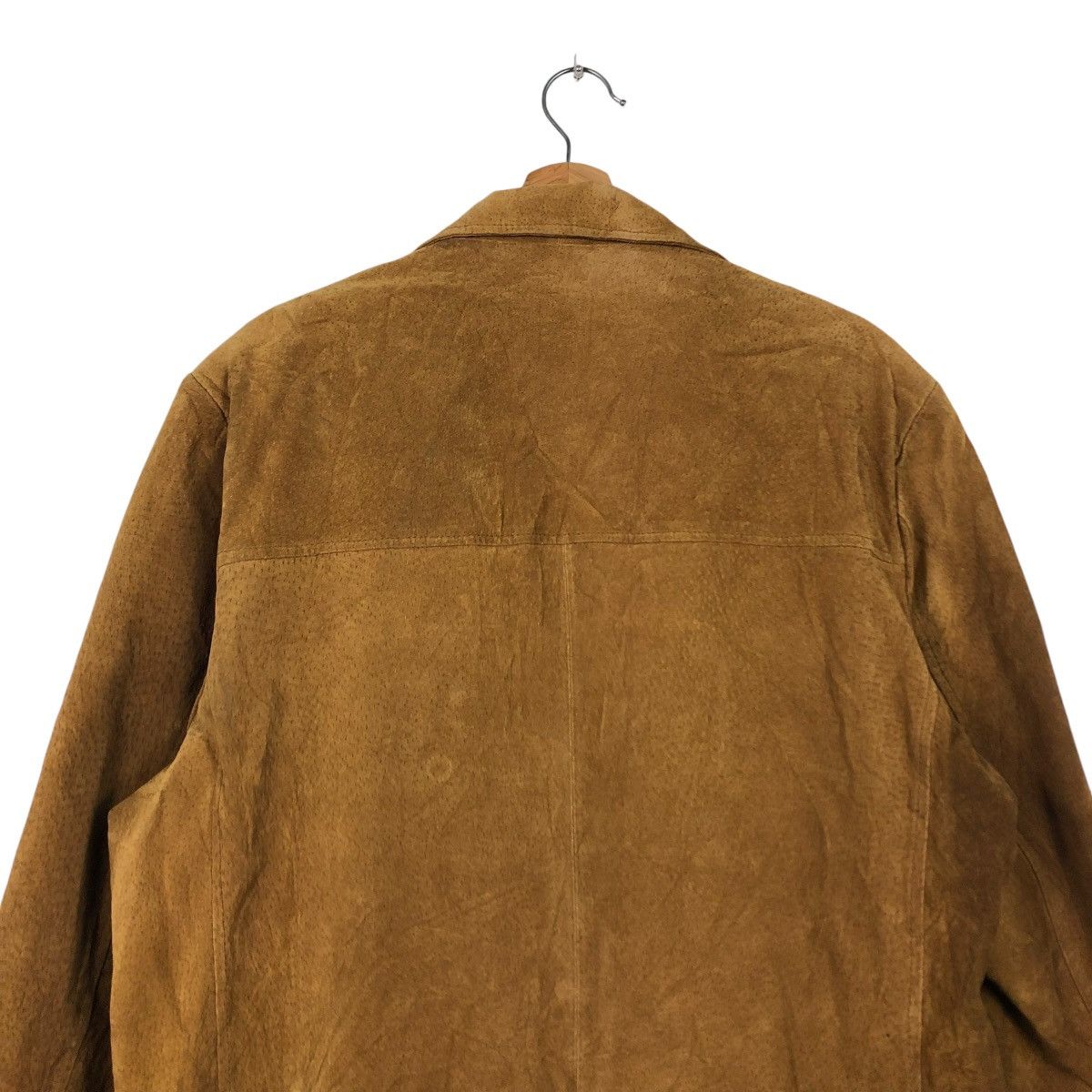 Japanese Brand 🔥VINTAGE GENUINE LEATHER JACKET VIVRE CLUB ISSEY MIYAKE Size US M / EU 48-50 / 2 - 11 Thumbnail
