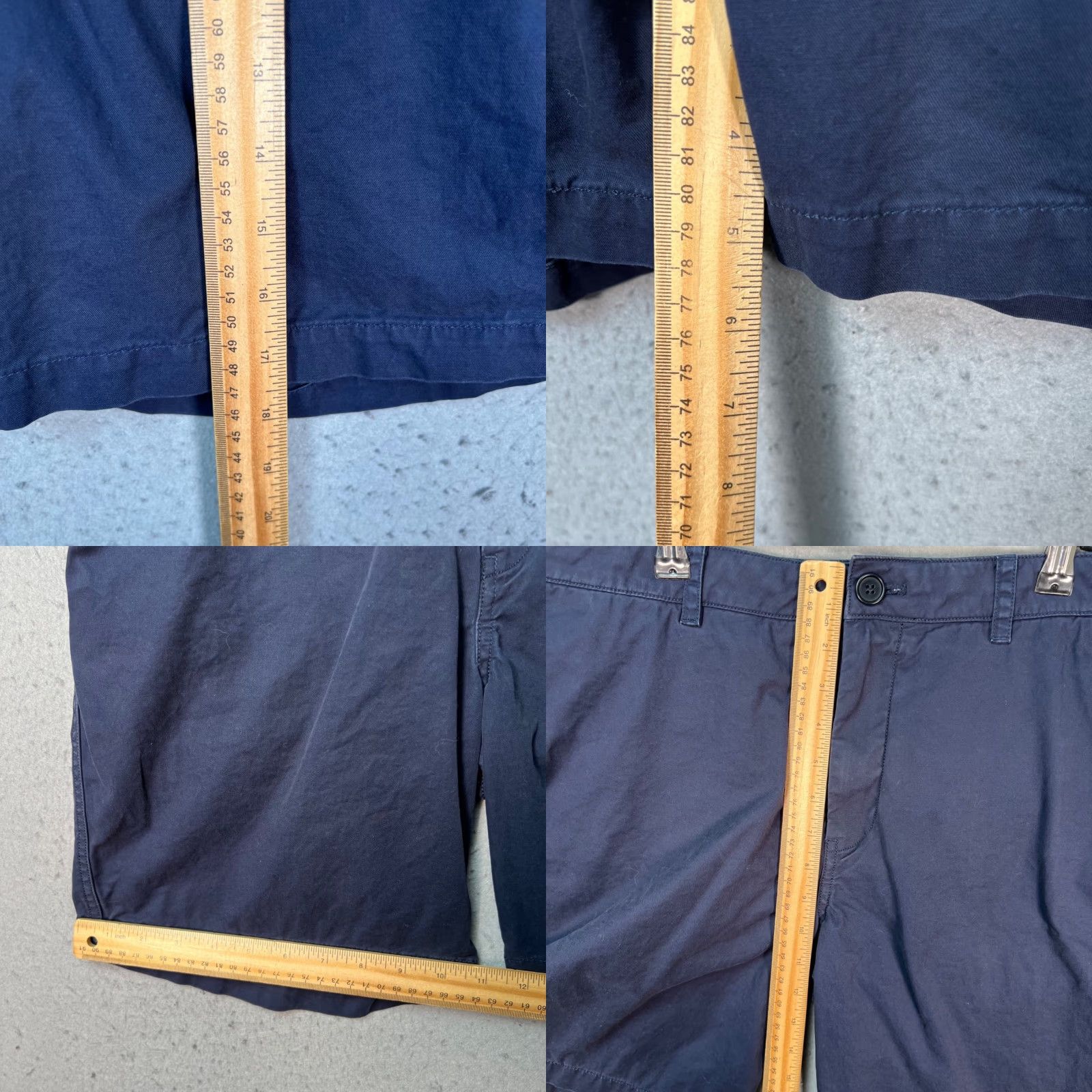 Arket Arket Mens Size 50 Navy Blue Cotton Twill Chino Shorts Men Regular Inseam 6 in Summer Casual Vintage No Size US 34 / EU 50 - 8 Thumbnail
