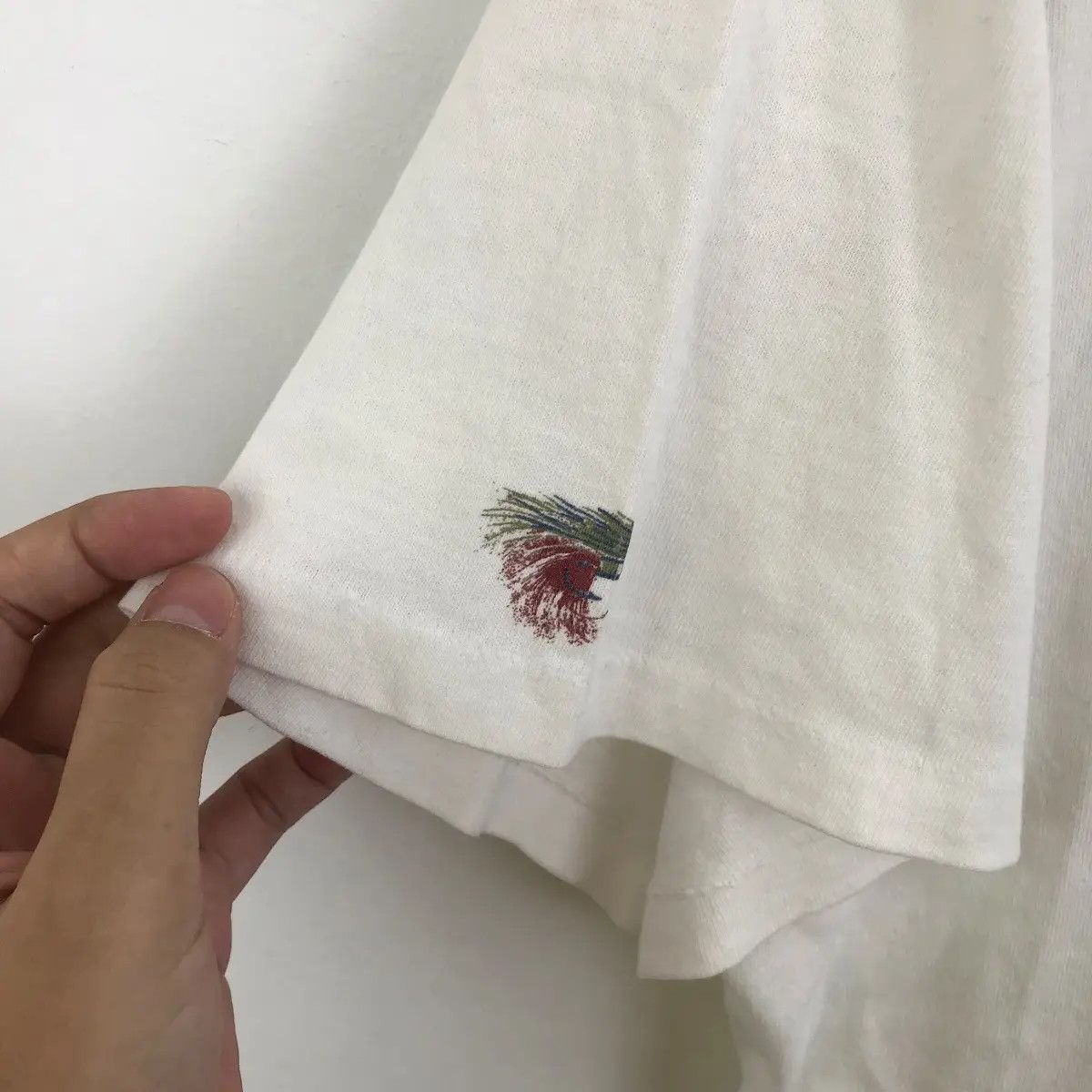Chaps Ralph Lauren Vtg 90’ CHAPS RALPH LAUREN Sea Bass Fishing Outdoor Tee Shir Size US L / EU 52-54 / 3 - 4 Thumbnail