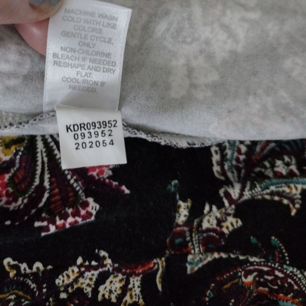 J. Jill J. Jill Wearever Collection Floral Dress XL Petite, Black, 3 Size XL / US 12-14 / IT 48-50 - 10 Thumbnail