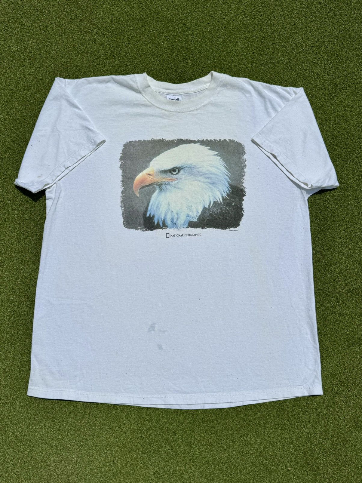 Vintage Vintage National Geographic Bald Eagle TV Show T-Shirt Size US XL / EU 56 / 4 - 4 Thumbnail