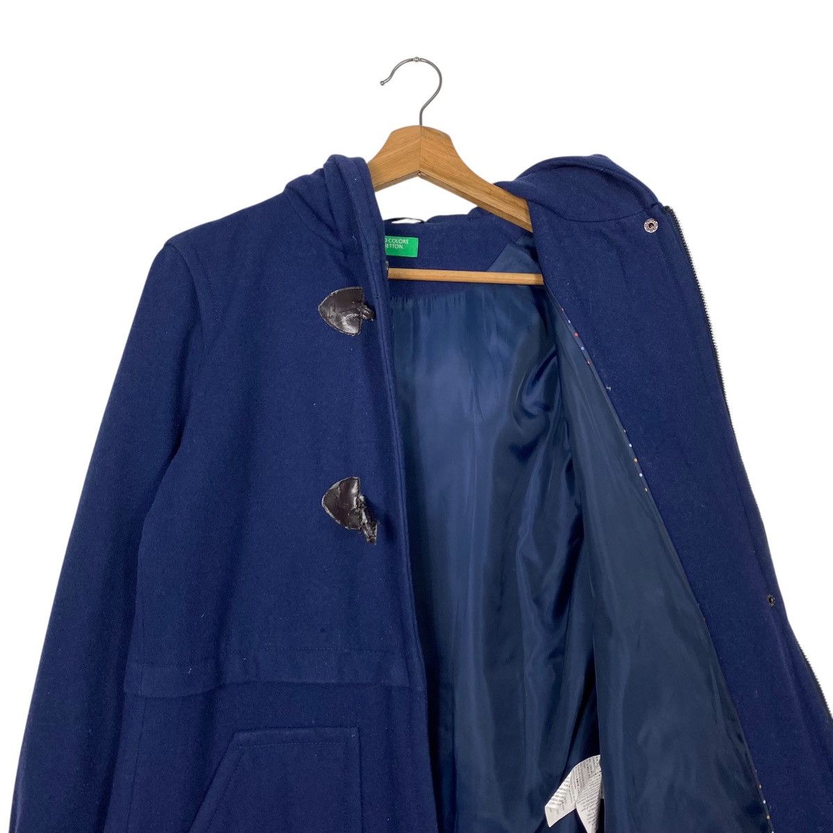 United Colors Of Benetton United Colors Of Benetton Duffle Coat Hoodie Size US S / EU 44-46 / 1 - 11 Thumbnail