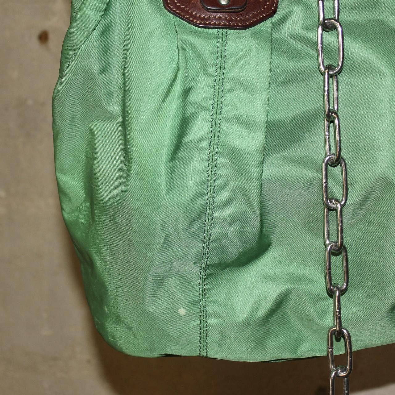 Diesel DIESEL 2000s Green Nylon Shoulder Bag Leather Straps Size ONE SIZE - 6 Thumbnail