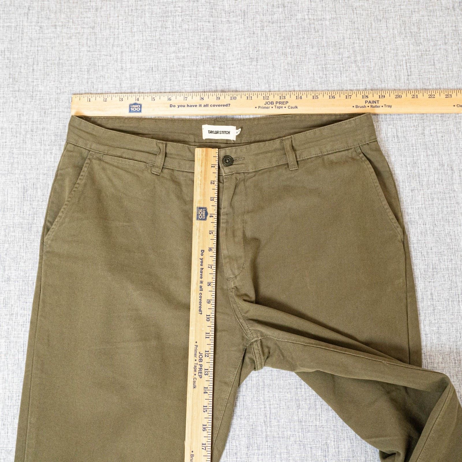 Taylor Stitch Taylor Stitch The Democratic Foundation Pants Olive 36x34 Size US 36 / EU 52 - 11 Thumbnail