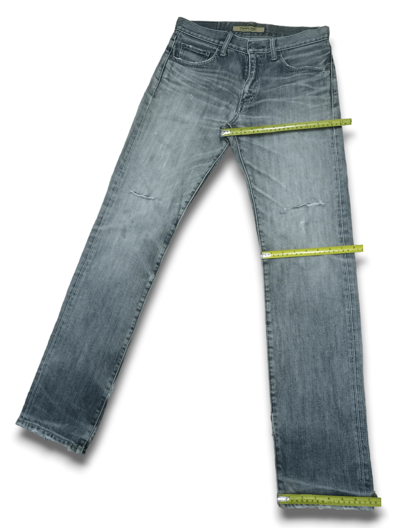 Japanese Brand × Uniqlo S-001 Vintage Japanese Uniqlo Black Grey Jeans Size US 31 - 11 Thumbnail