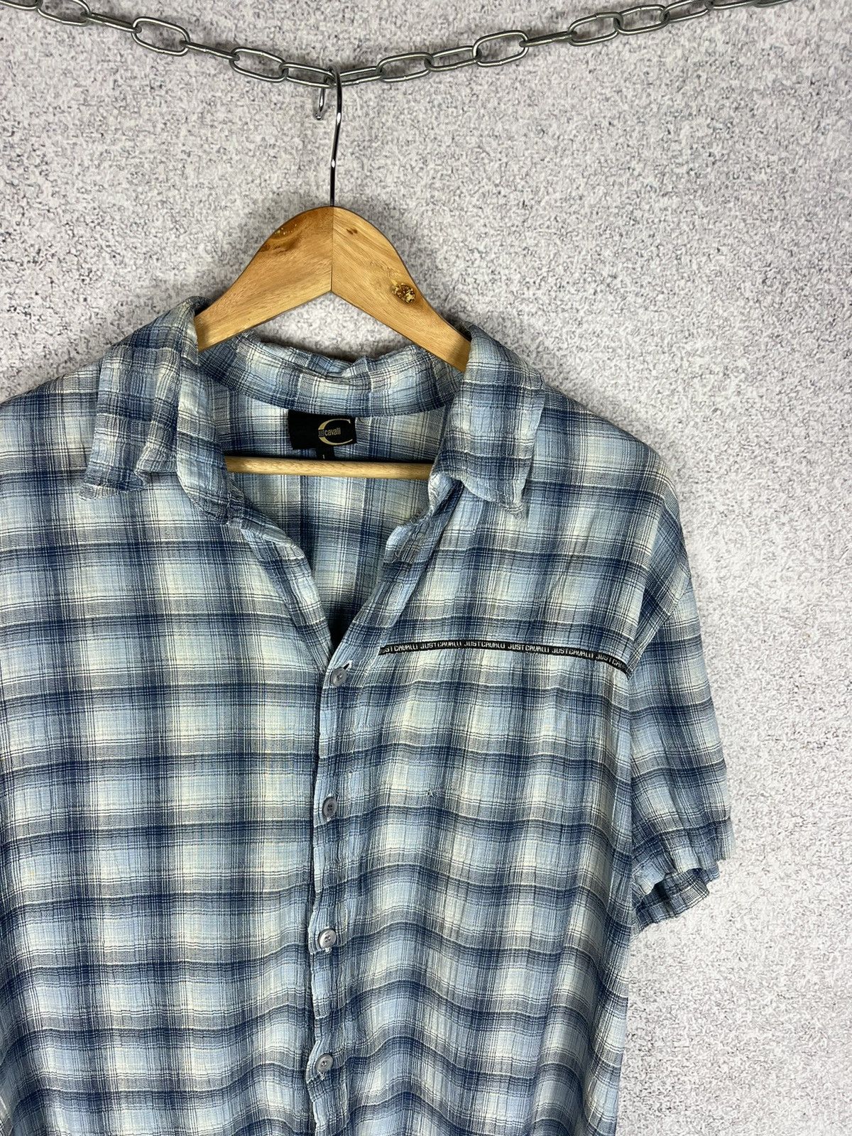 Just Cavalli Vintage Just Cavalli Short Sleeve Shirt Size US L / EU 52-54 / 3 - 2 Thumbnail