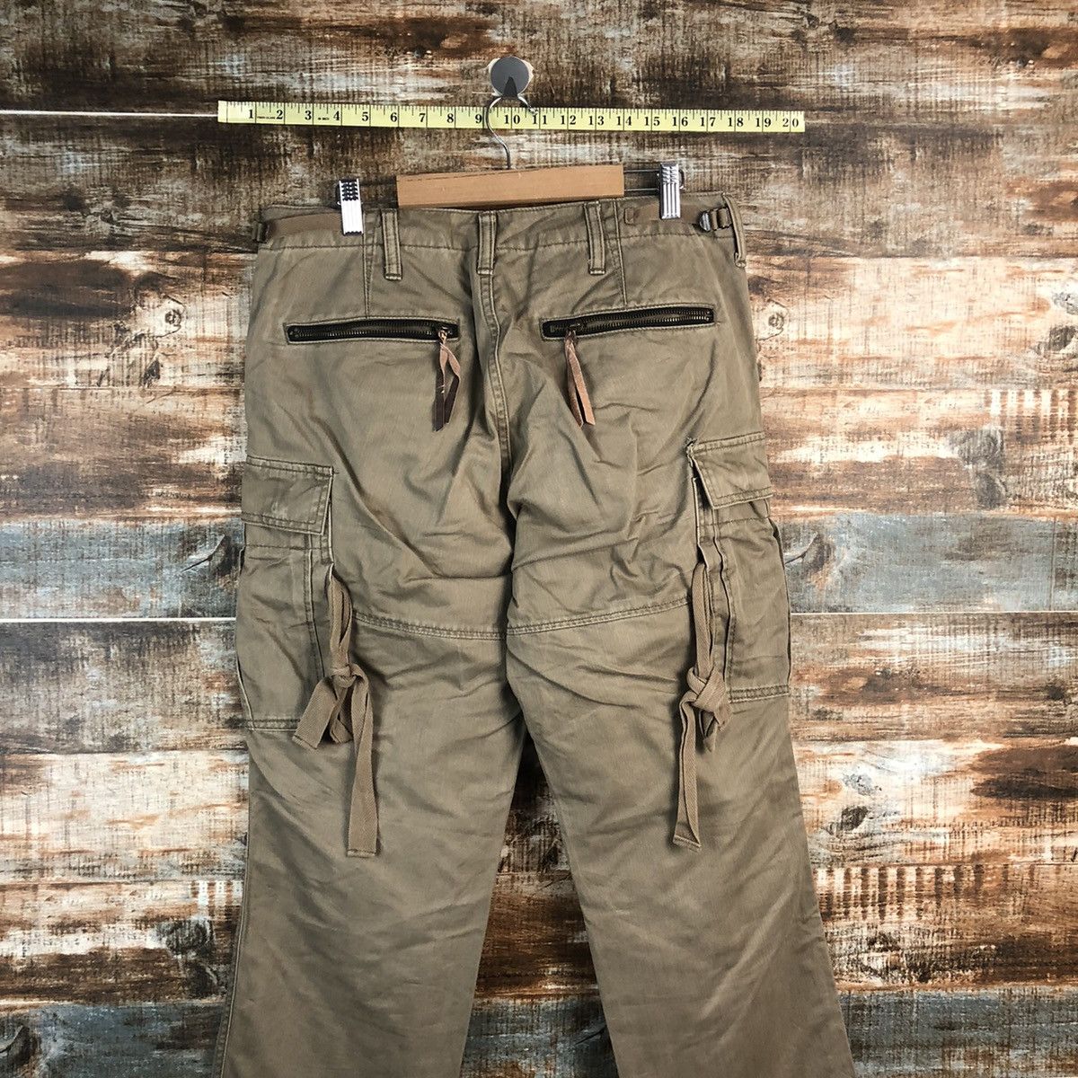 Edwin Edwin Brown Cargo utility tactical Multipocket Pants #A2570 Size US 31 - 15 Thumbnail