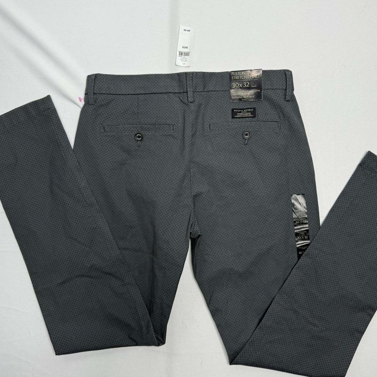 Banana Republic Banana Republic Grey Trousers Pants Straight Leg Size 30x32 Size US 30 / EU 46 - 4 Thumbnail