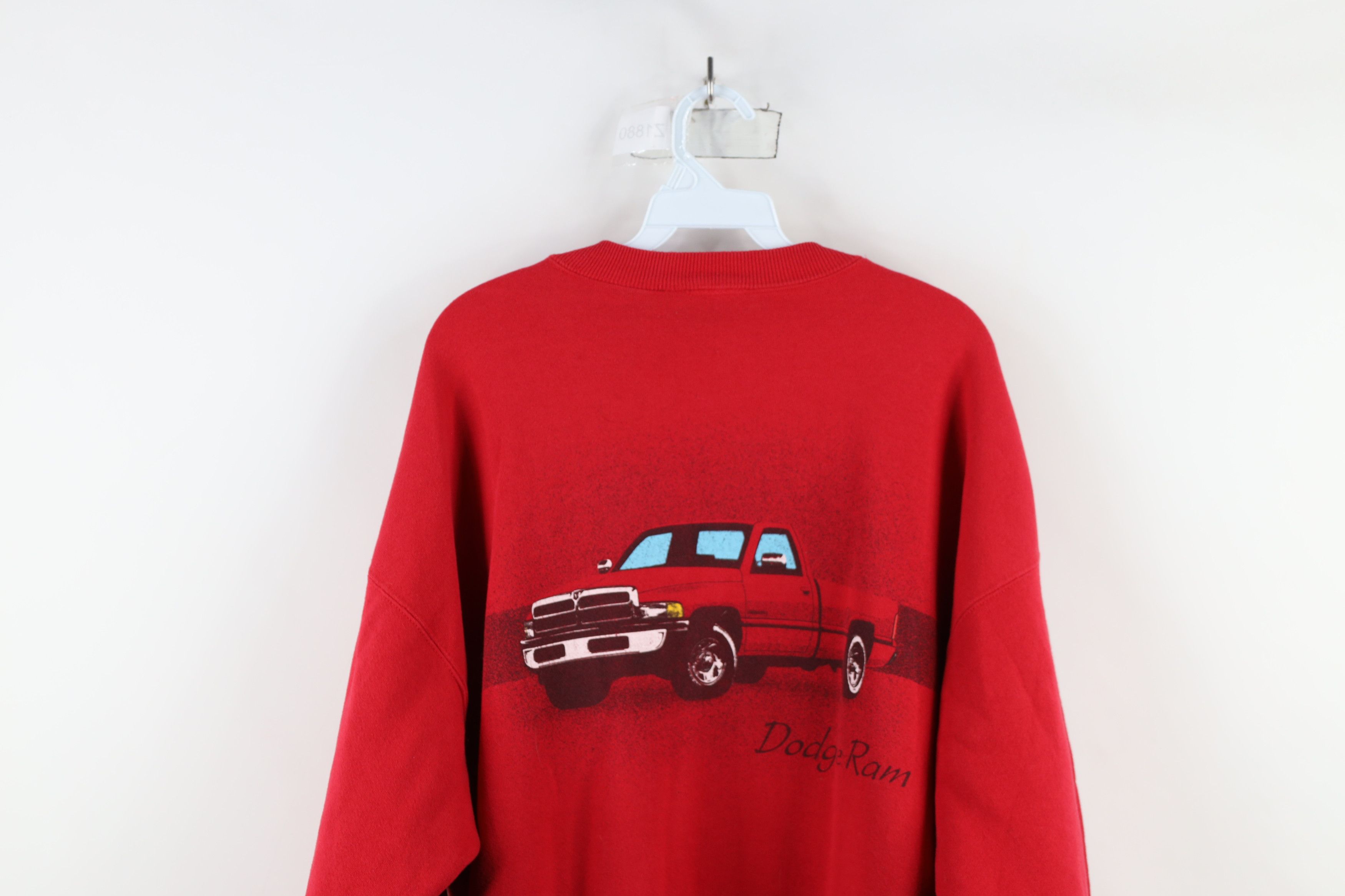 Vintage Vintage 90s Spell Dodge Ram Truck Crewneck Sweatshirt USA Size US XXL / EU 58 / 5 - 13 Thumbnail