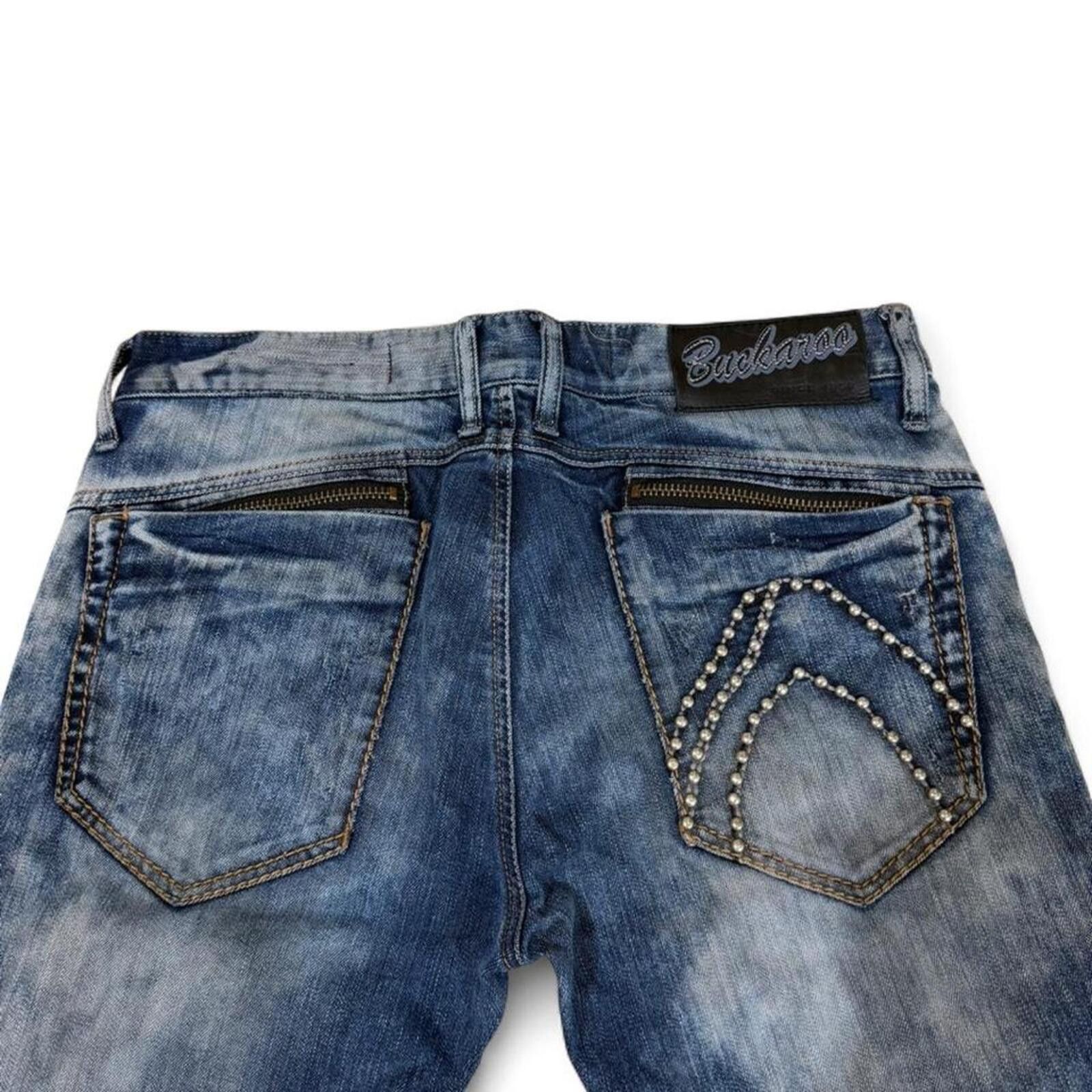 True Religion Buckaroo vintage stud work detail dark wash article Size 34" / US 12 / IT 48 - 4 Thumbnail