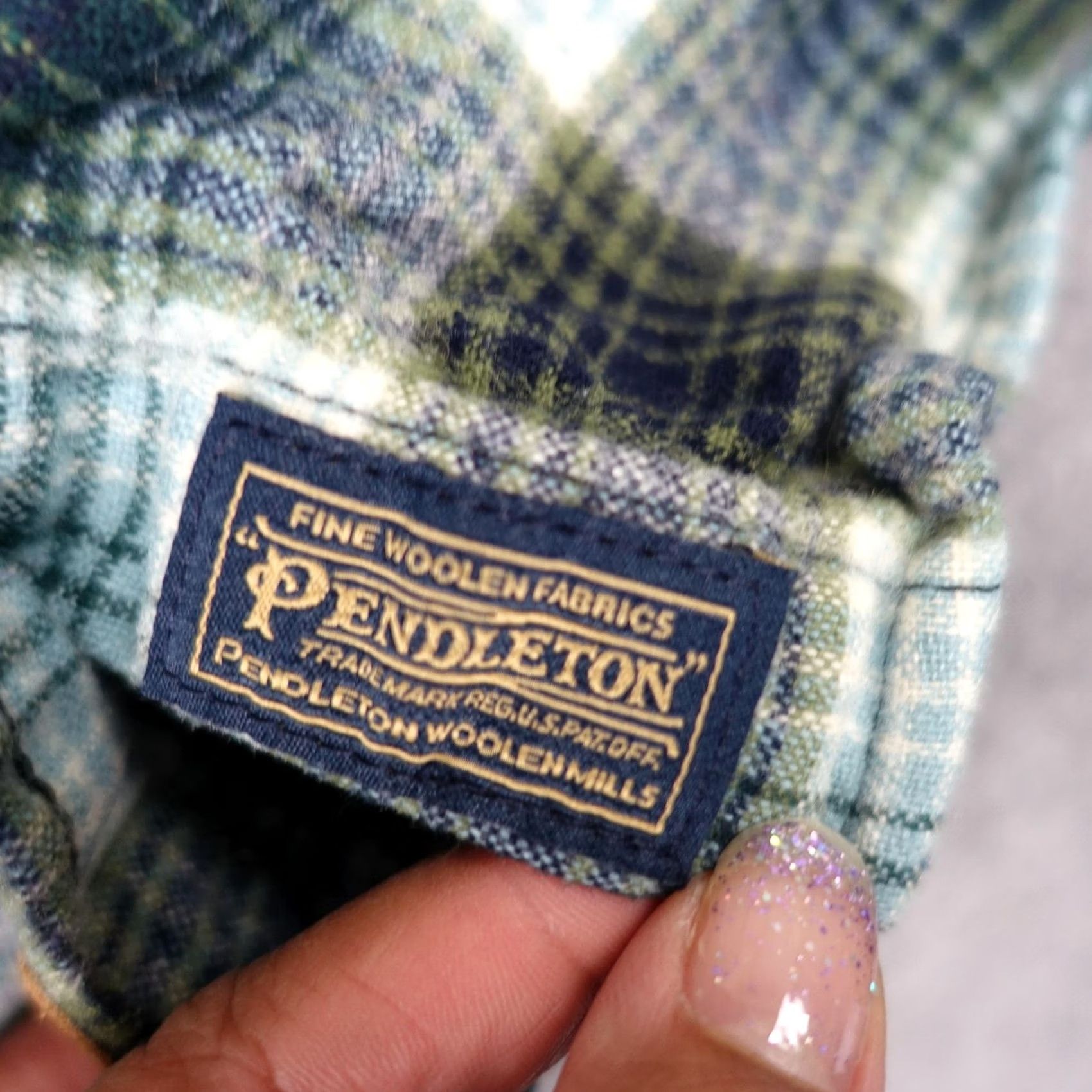 Pendleton Kitsbow Shirt Mens XS Black Pendleton Plaid Wool Snap Front Flannel Button-Up with Pockets Size US XS / EU 42 / 0 - 5 Thumbnail