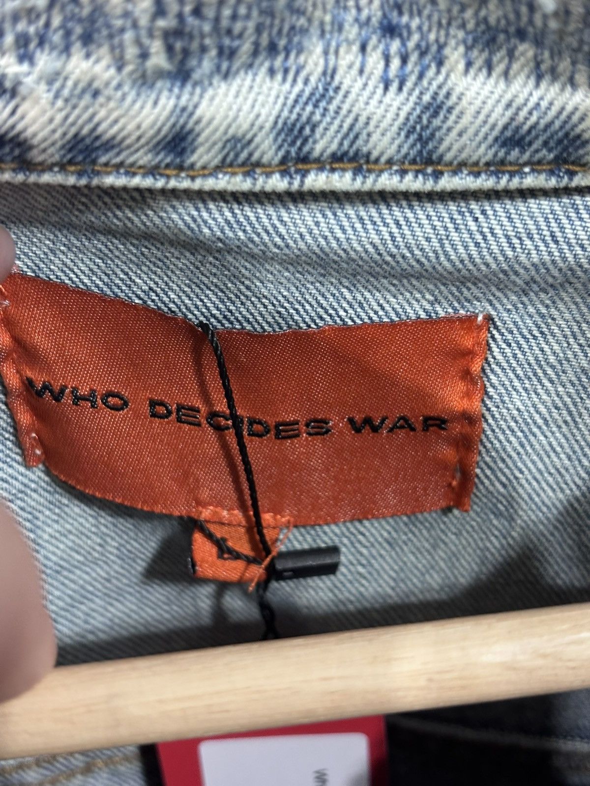 Who Decides War WHO DECIDES WAR ACID SPHERE DENIM JACKET Size US L / EU 52-54 / 3 - 4 Thumbnail