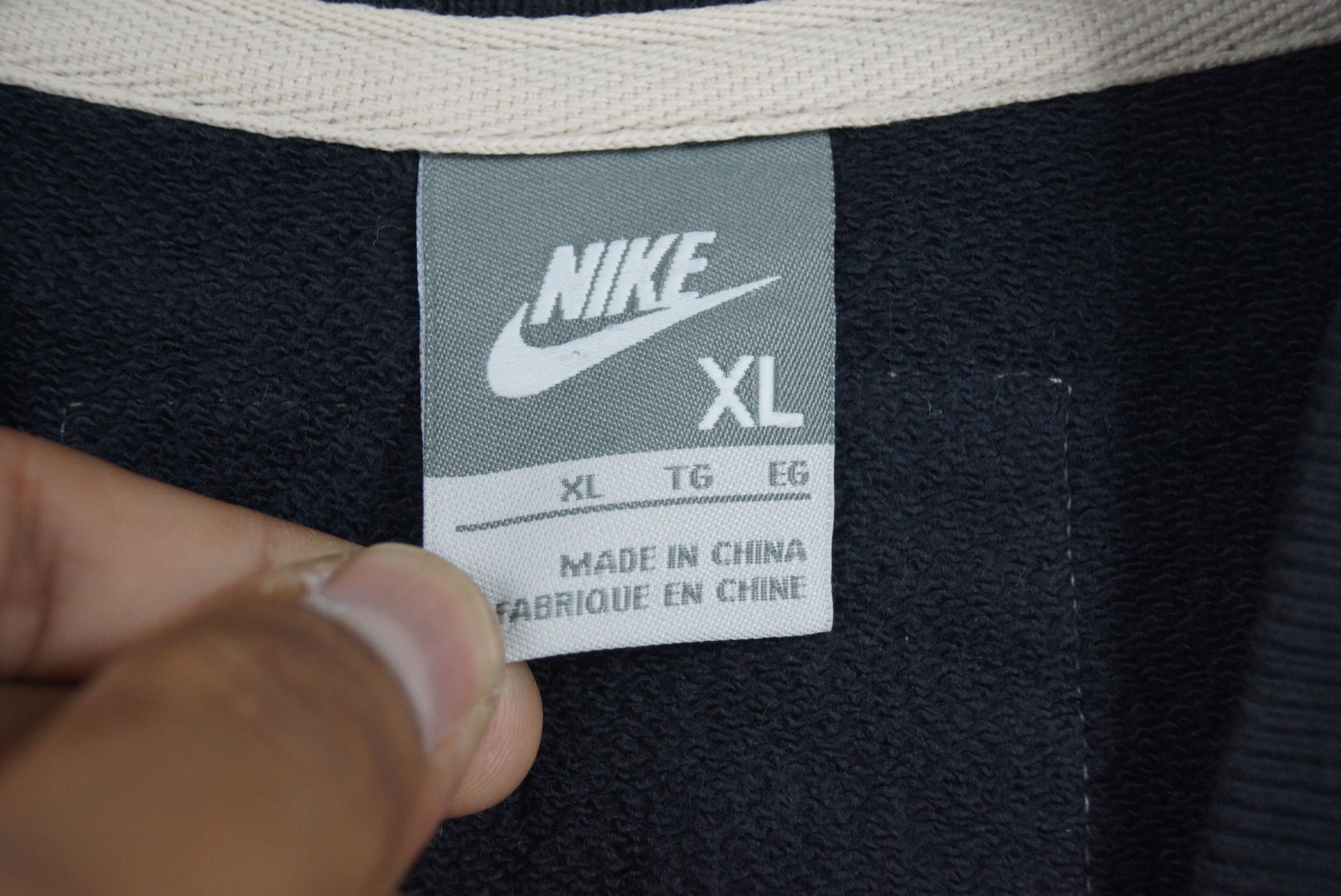 Nike × Vintage Nike Sweater Button Up Small Logo Nice Design Size US XL / EU 56 / 4 - 4 Thumbnail