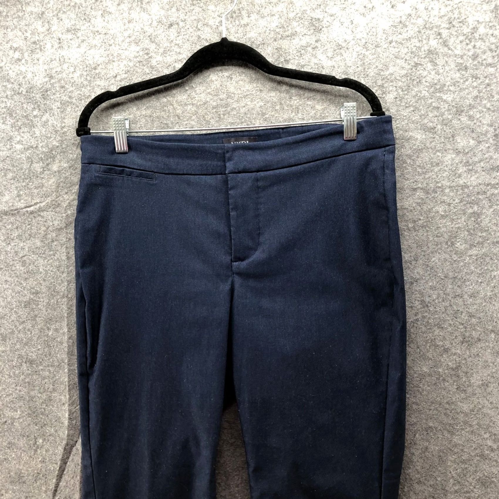 NYDJ NYDJ Barbara Bootcut Dress Pants Womens 8 Navy Blue Mid Rise Lift Tuck Size 30" / US 8 / IT 44 - 7 Thumbnail