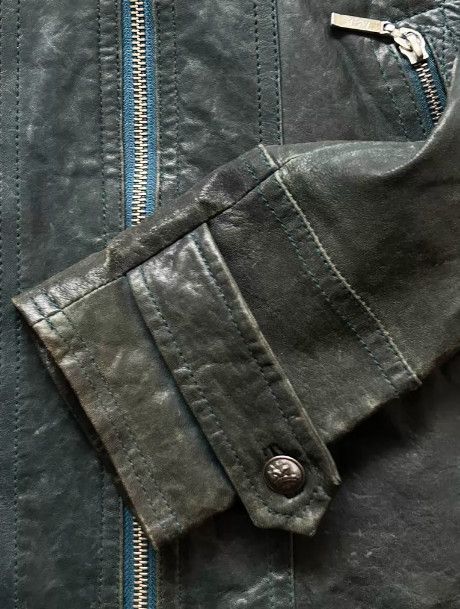 Other ASM Japanese Niche Brand Distressed Leather Jacket Size US S / EU 44-46 / 1 - 6 Thumbnail
