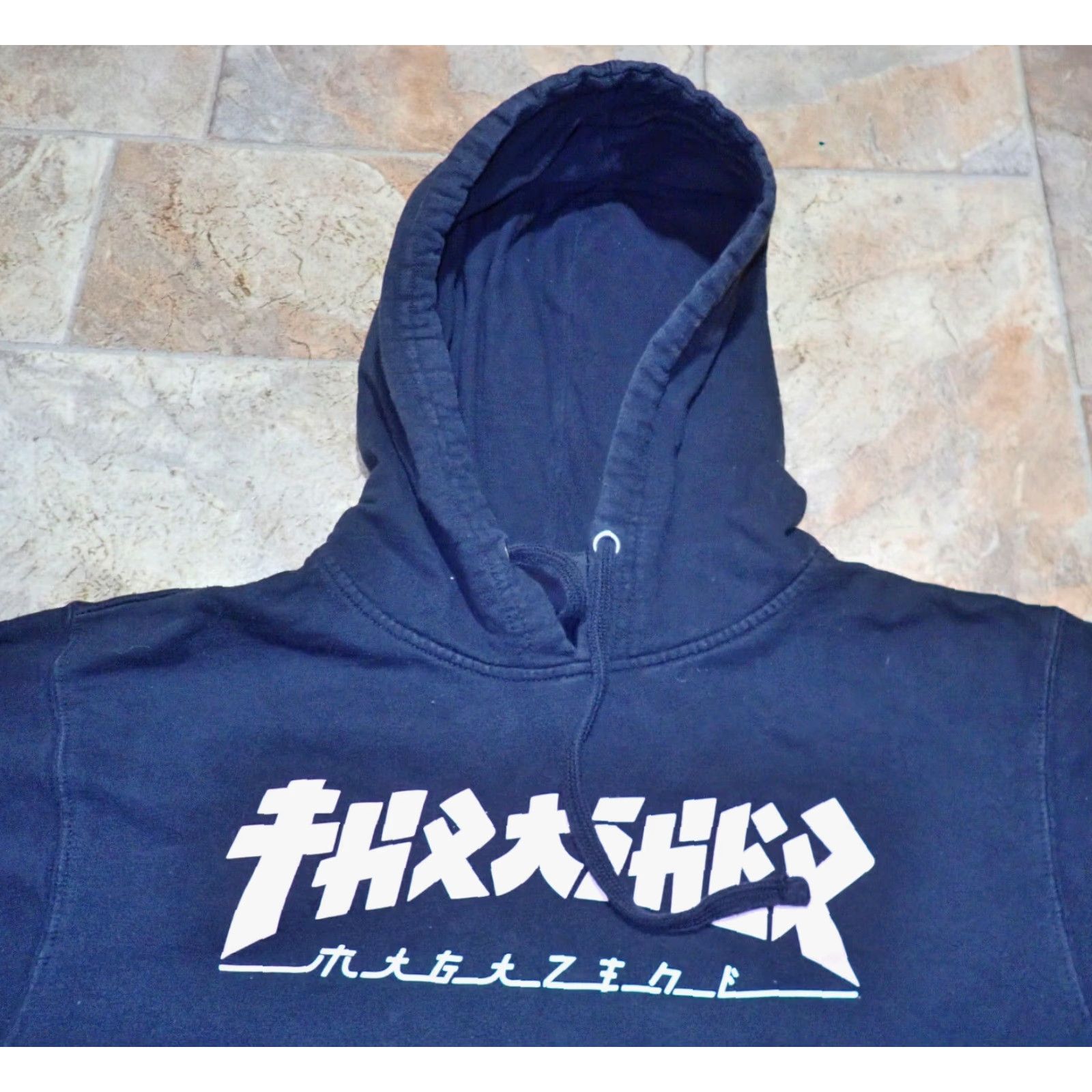 Thrasher VINTAGE Thrasher Black Hoodie Thrasher Skater Magazine Godzilla Pink Logo Sweatshirt Women S Pullover Hooded Kangaroo Pocket Size S / US 4 / IT 40 - 4 Thumbnail