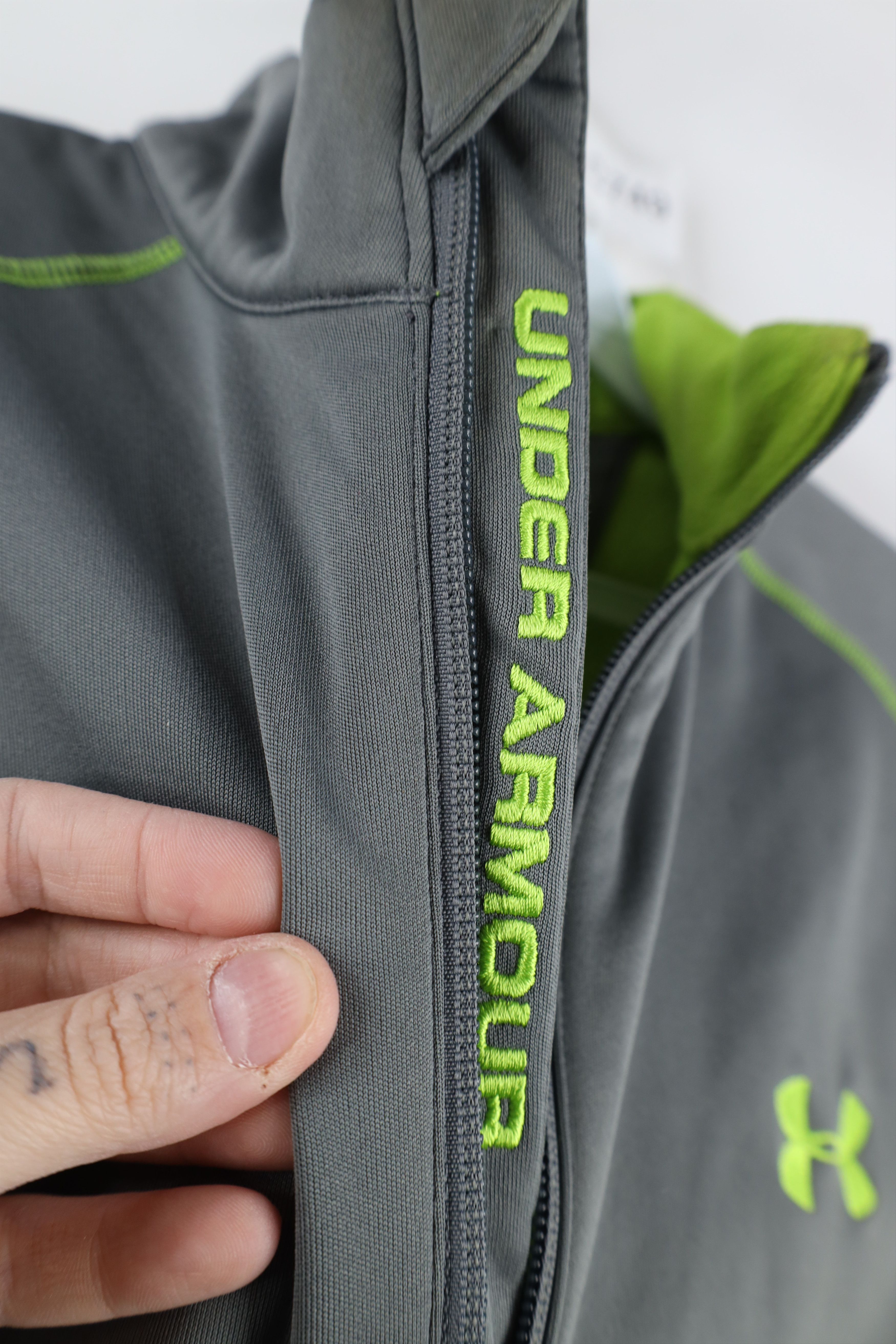 Under Armour × Vintage Under Armour Fleece Lined Sleeveless Full Zip Vest Jacket Size US S / EU 44-46 / 1 - 5 Thumbnail