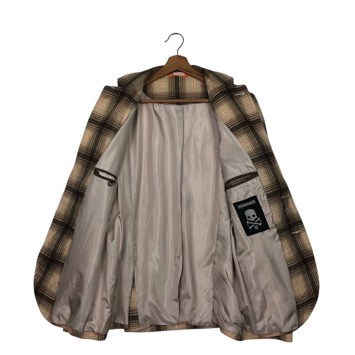 Japanese Brand Hydrogen Archive Plaid Skull Italian Tailored Jacket Size US M / EU 48-50 / 2 - 14 Thumbnail
